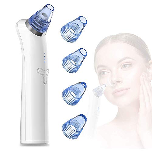 Book Cover Blackhead Remover Vacuum Pore Cleaner Electronic Acne Cleanser Comedone Extraction Kit COOFO USB Rechargeable with 4 Replaceable Suction Probes