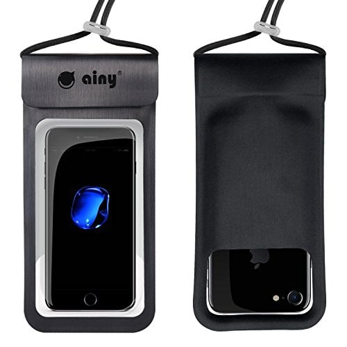 Book Cover Ainy Waterproof Phone Pouch Waterproof Phone case Bag IPX8 Universal Dry Bag Outdoor Underwater for iPhoneX 8Plus 7Plus/6SPlus Samsung Galaxy s8/s7 Google Pixel HTC Moto BlackBerry up to 6.0