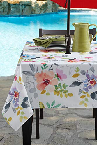 Book Cover Benson Mills Indoor Outdoor Spillproof Tablecloth for Spring/Summer/Party/Picnic (Harper, 60