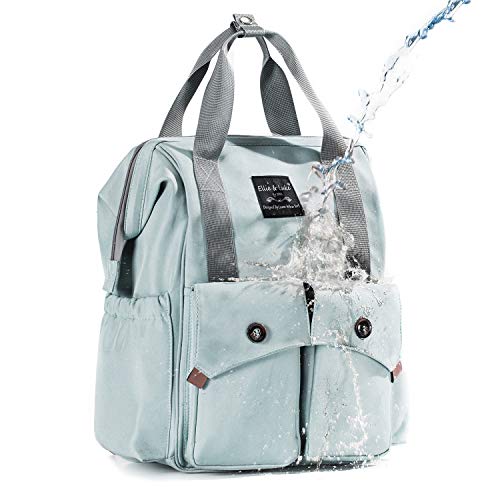 Book Cover Diaper Bag Backpack Multi-Function Waterproof for Girl and Boys Large Capacity Stylish Durable and Insulated