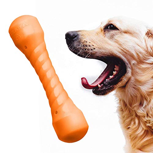 Book Cover Aizara Durable Dog Bone Chew Toy, Regular Floatable Dental Bone Dog Chew Toys-Indestructible for Aggressive Chewers