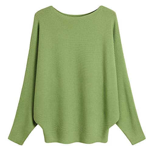 Book Cover GABERLY Boat Neck Batwing Sleeves Dolman Knitted Sweaters and Pullovers Tops for Women