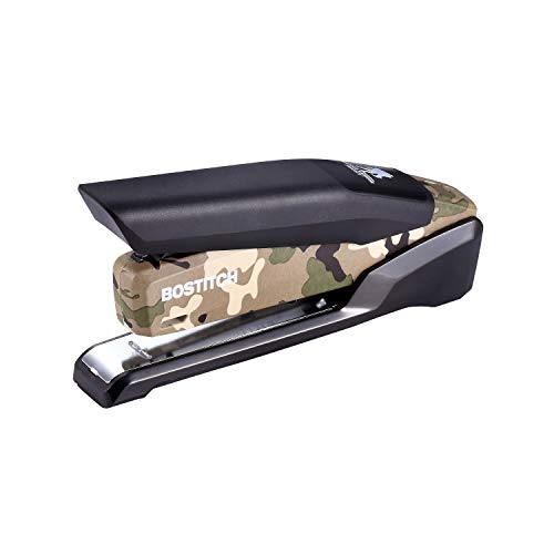 Book Cover Bostitch Office Metal Spring Powered Stapler, One Finger, Supports Wounded Warrior Project, Camouflage (INP28-WW)