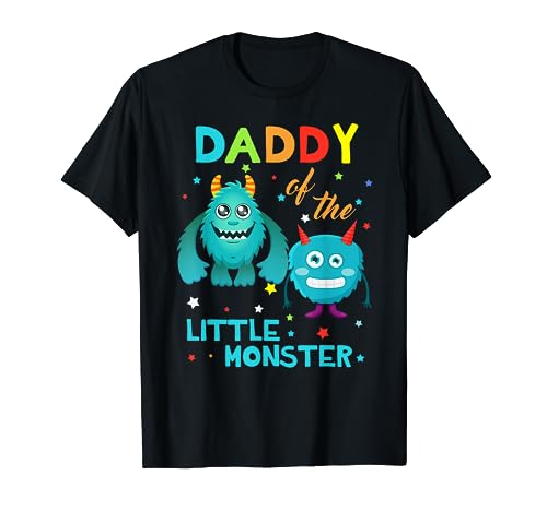 Book Cover Daddy Of The Little Monster Birthday Family Monster Shirt