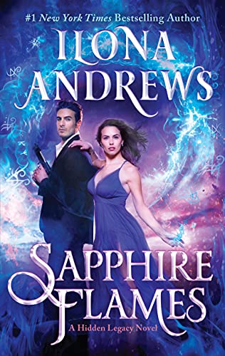 Book Cover Sapphire Flames: A Hidden Legacy Novel