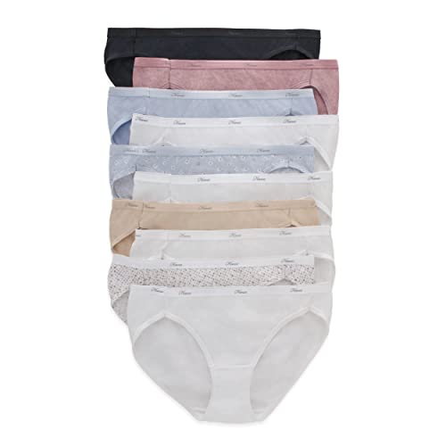 Book Cover Hanes Womens Cotton Bikini Underwear, Available in Multiple Pack Sizes