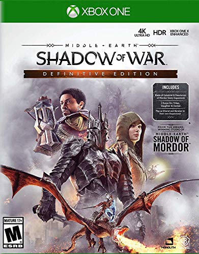 Book Cover Middle Earth: Shadow of War - Definitive Edition fro Xbox One