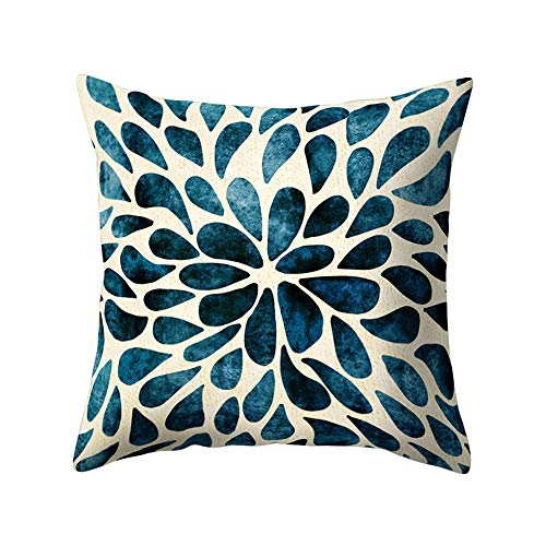 Book Cover Ameesi Flower Floral Pattern Square Throw Pillow Cover Case Cushion Home Sofa Car Decor - 7