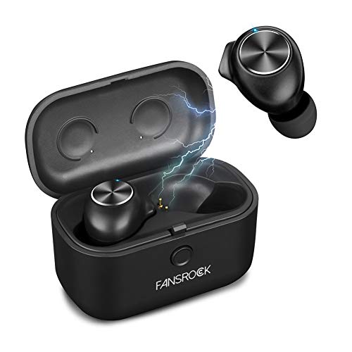 Book Cover Wireless Earbuds, True Wireless Bluetooth Earbuds with Portable Charging Case, HD Stereo Bass Sport Bluetooth 5.0 Wireless Headphones, 20H Playtime, Built-in Mic