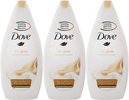 Book Cover Dove Silk Body Wash - 500 ml (Pack of 3)