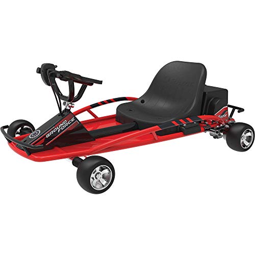 Book Cover Razor Ground Force 24V Rechargeable Electric Go Kart, up to 12 MPH, Red