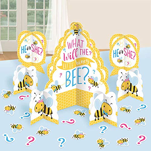 Book Cover KOKSII Baby Shower 'What Will it Bee?' Table Decorating Kit (27pc)