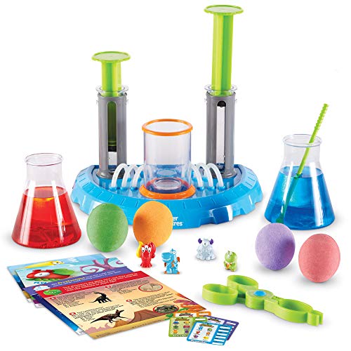 Book Cover Learning Resources Beaker Creatures Deluxe Liquid Reactor Super Lab, 21 Piece Set with 4 Creatures, STEM Science Toy, Ages 5+, Multicolor (LSP8586-AMZ)