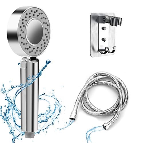 Book Cover ShowerMaxx | Luxury Spa Series | 6 Spray Settings 4.5 inch Hand Held Shower Head | Long Stainless Steel Hose | MAXX-imize