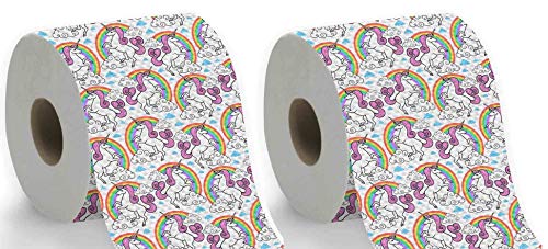 Book Cover Tavenly Unicorn Toilet Paper, 2 roll