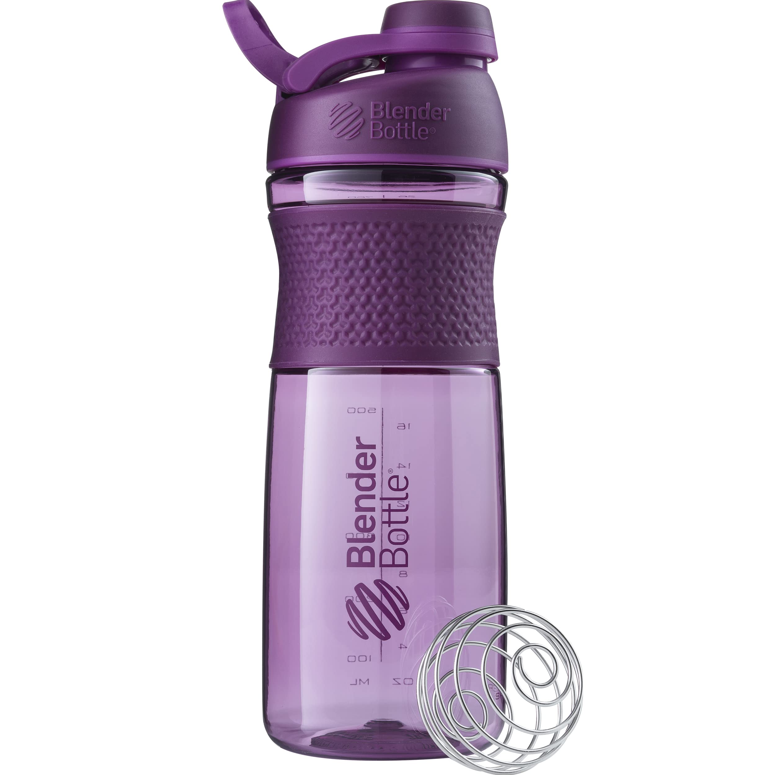 Book Cover BlenderBottle SportMixer Shaker Bottle Perfect for Protein Shakes and Pre Workout, 28-Ounce, Plum Plum 28-Ounce SportMixer Twist Cap