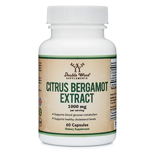 Book Cover Citrus Bergamot Capsules 1,000 mg per Serving (Patented Bergamonte Vegan Cholesterol Support Extract) Citrus Bioflavonoids Supplement for Healthily Cholesterol Levels, 60 Capsules by Double Wood