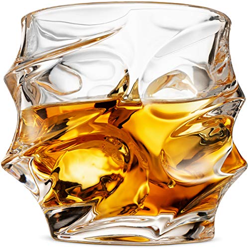 Book Cover Premium Crystal 11 Oz. Whisky Glasses Set of 2 | Fun 