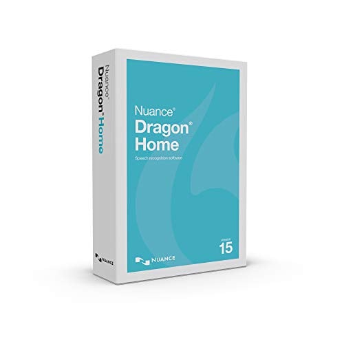 Book Cover Dragon Home 15.0, Dictate Documents and Control your PC â€“ all by Voice, [PC Disc]