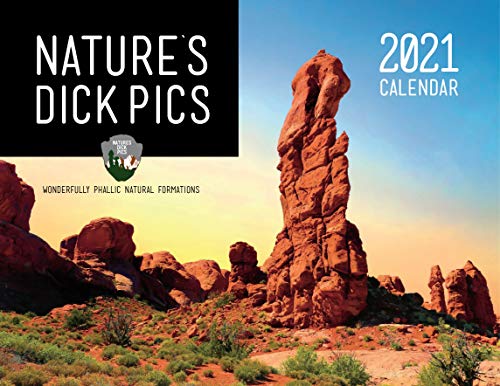Book Cover Nature's D'ck Pics 2021 Wall Calendar - Funny White Elephant and Secret Santa Gag Gift