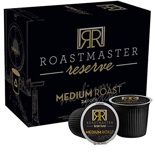 Book Cover Roastmaster Reserve Medium Roast Coffee (Tanzania Honey Peaberry Coffee) 24ct. Limited Batch Single Origin Coffee