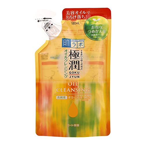 Book Cover ROHTO Hada Labo Gokujyun Hyaluronic & High Purity Olive Oil Cleansing Refill 180ml