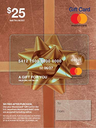Book Cover $25 Mastercard Gift Card (plus $3.95 Purchase Fee)