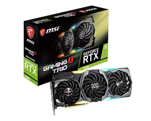 Book Cover MSI Gaming GeForce RTX 2080 8GB GDRR6 256-bit VR Ready Graphics Card (RTX 2080 GAMING X TRIO)