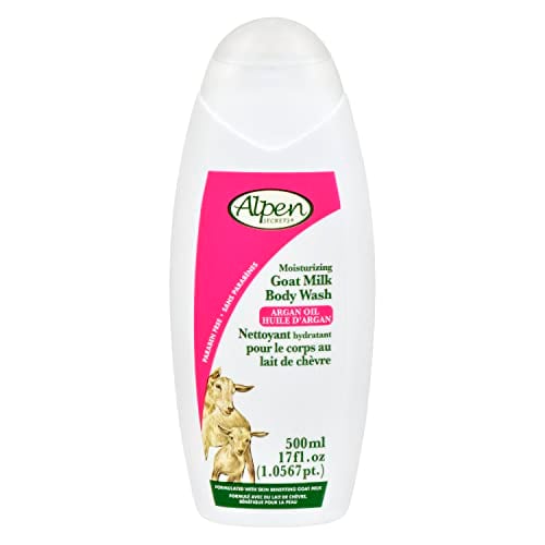 Book Cover Alpen Secrets Goat Milk With Argan Oil Body Wash, 17 Ounce