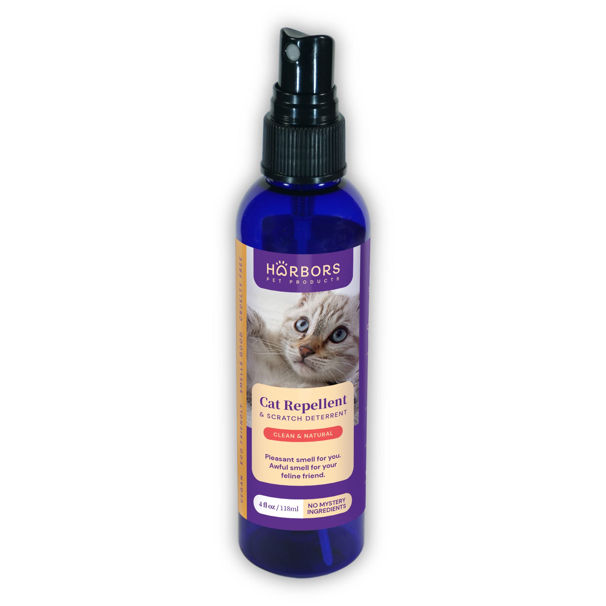 Book Cover SNUNGPHIR Harbors Cat Repellent and Trainer - Cat Repellent Spray Indoor - 4 oz | Cat Training Spray | Cat Repellent for Furniture | Cat Repellent for Plant | 100% Satisfied or Return for Full Refund