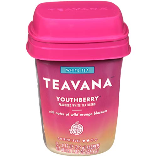 Book Cover Teavana Youthberry Tea Bags, 15 Tea Bags,(total 1.85oz), pack of 1