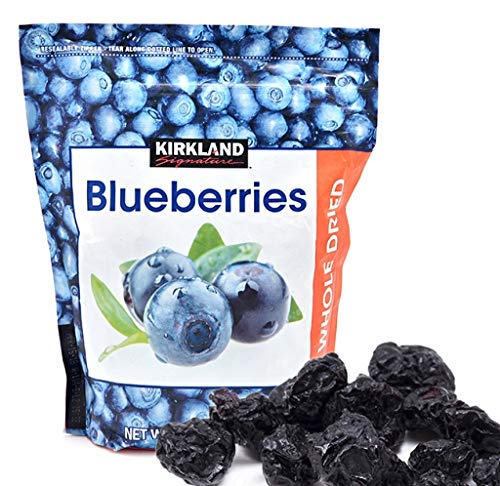 Book Cover Kirkland Signature Whole Dried Blueberries (Resealable Bag) - 20 oz.