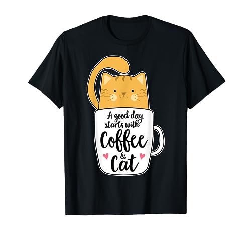 Book Cover Funny Orange Cat Coffee Mug Cat Lover T-Shirt