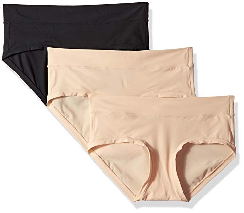 Book Cover Amazon Brand - Mae Women's 3 Pack Perfect Fit Hipster Underwear