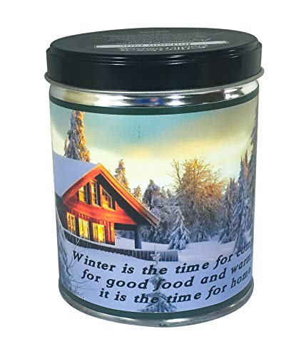 Book Cover Our Own Candle Company Cinnamon Scented Candle in 13 Ounce Tin with a Cinnamon Stick Label