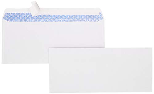 Book Cover AmazonBasics #9 Envelopes with Peel & Seal, Security Tinted, 100-Pack