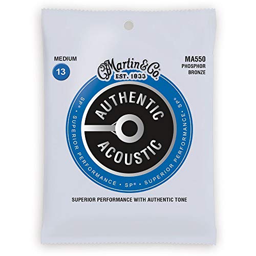 Book Cover Other MA550 Authentic SP Phosphor Bronze Medium Gauge Acoustic Guitar Strings (41Y18MA550)