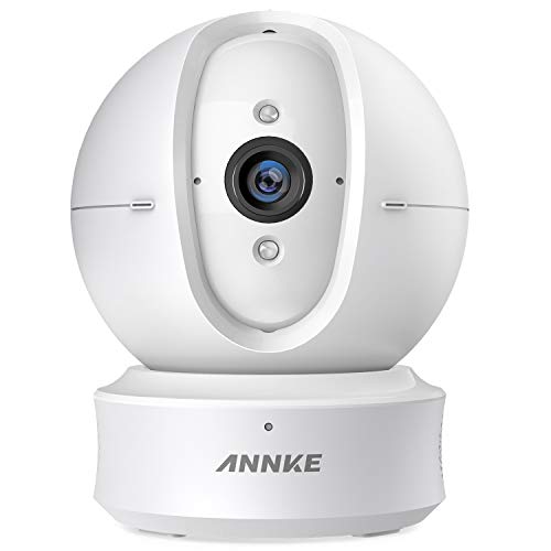 Book Cover ANNKE Home Camera, 1080P HD Pan/Tilt Wi-Fi Wireless Security IP Camera, Work with Alexa (Echo Show/Fire TV), Google Assistant and IFTTT, Cloud Service Available