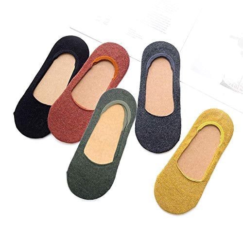 Book Cover Womens No Show 360Â° Grip Socks - UNWIREDD Cotton Low Cut Invisible Sneaker Loafer Flats Socks Size 6-11 - Guaranteed Non-Slip