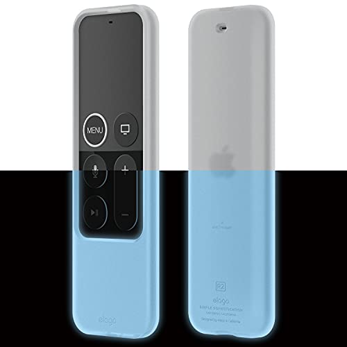 Book Cover elago R2 Slim Case Compatible with Apple TV Siri Remote 4K (5th) / 4th Generation (Nightglow Blue) - Slim Design, Scratch-Free Silicone, Shock Absorption, Full Access