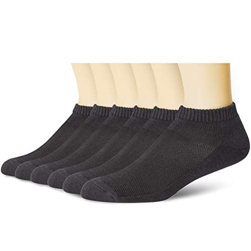 Book Cover MD Unisex Premium Bamboo Socks Super Soft Moisture wicking and Low-cut,6 Pack
