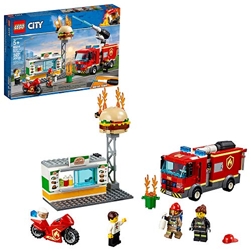 Book Cover LEGO City Fire Brigade Burger Bar Fire Rescue 60214 (327 parts) - 2019