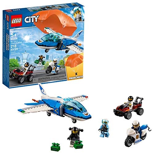 Book Cover LEGO City Sky Police Parachute Arrest 60208 Building Kit (218 Pieces)