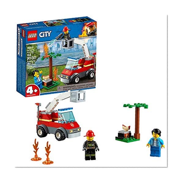 Book Cover LEGO City Barbecue Burn Out 60212 Building Kit, New 2019 (64 Pieces)
