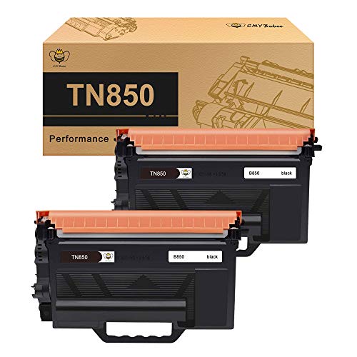 Book Cover CMYBabee Compatible Toner Cartridge Replacement for Brother TN850 TN-850 TN 850 (Black, 2 Pack)