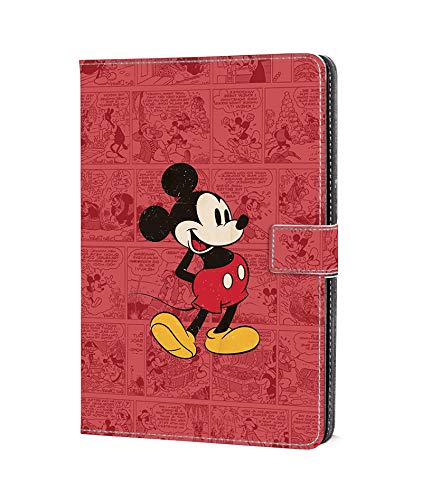 Book Cover DC Faner Case for Amazon Fire HD 10, Kindle Fire HD 10 Case (7th generation - 2017 Release) Slim Leather Smart Case Cover with Auto Wake/Sleep for Fire HD 10 Tablet - Retro Mickey