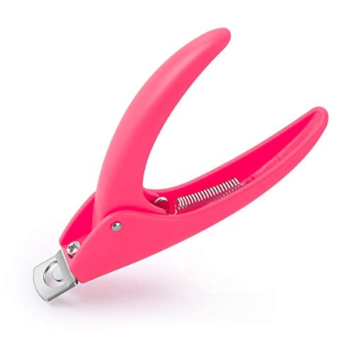 Book Cover Dr.nail Acrylic Nail Clipper False Nail Cutter Professional Fake Nail Clippers Nail Tip Trimmer for Artificial Nail Art Manicure Tools Clip Tool(Pink)