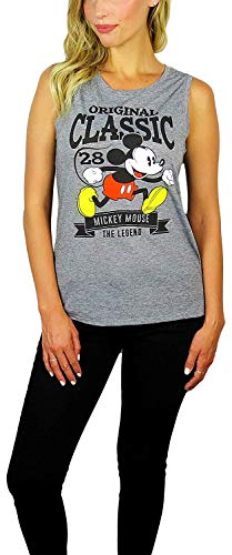 Book Cover Disney Womens Mickey Mouse 90th Anniversary Graphic Sleeveless Tank Top