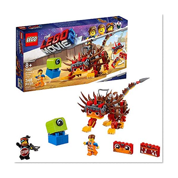 Book Cover LEGO THE LEGO MOVIE 2 Ultrakatty & Warrior Lucy! 70827 Action Creative Building Kit for Kids (348 Pieces)
