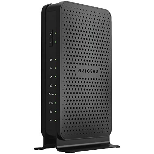 Book Cover (Renewed) NETGEAR C3700-100NAR C3700-NAR DOCSIS 3.0 WiFi Cable Modem Router with N600 8x4 Download speeds for Xfinity from Comcast, Spectrum, Cox, Cablevision
